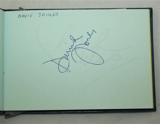 Five autograph albums and two albums of signed photos of 1980s-90s pop stars and celebrities